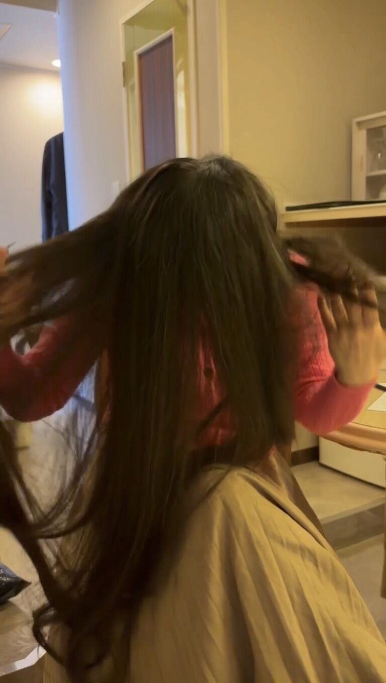 いい香りの髪❣️