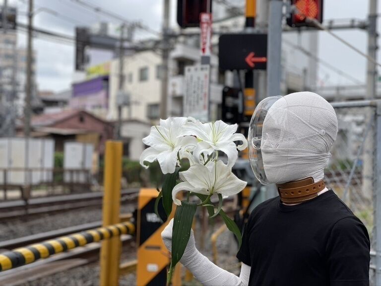 包帯マンの日暮里散歩 During pandemic.
