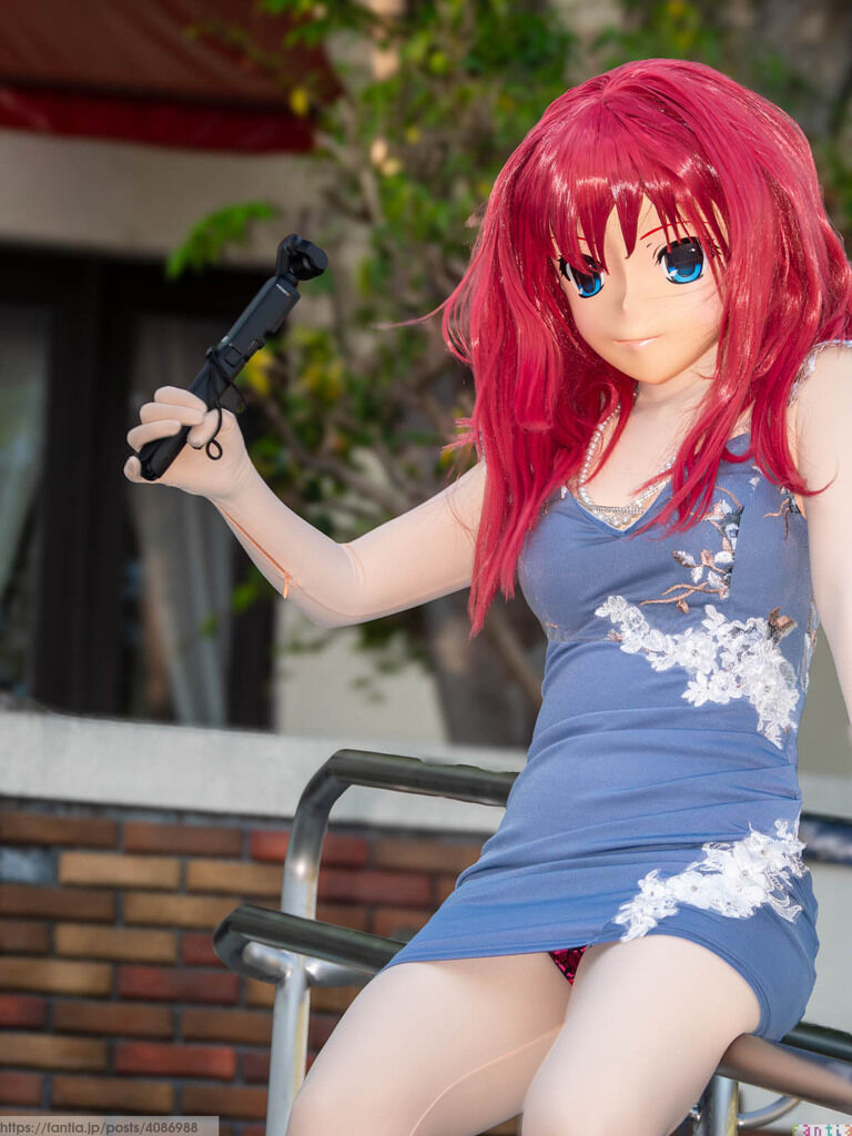 📷️ なつきの青いドレスでお散歩デート！Part3🎩🎀💙