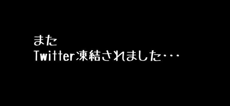 【報告】またTwitter凍結されました＋新アカウント報告