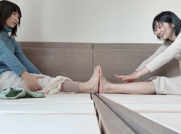 足のサイズを比べてみよう🦶🏻🩷🦶🏻
