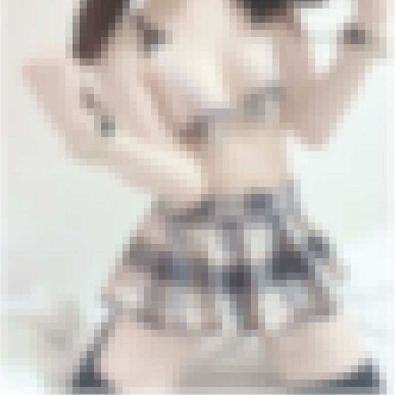 透けブラ×チェックミニスカ🩵